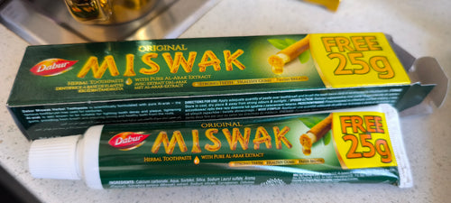 Dabur Miswak Original – Gyógynövényes Fogkrém Al-Arak Kivonattal