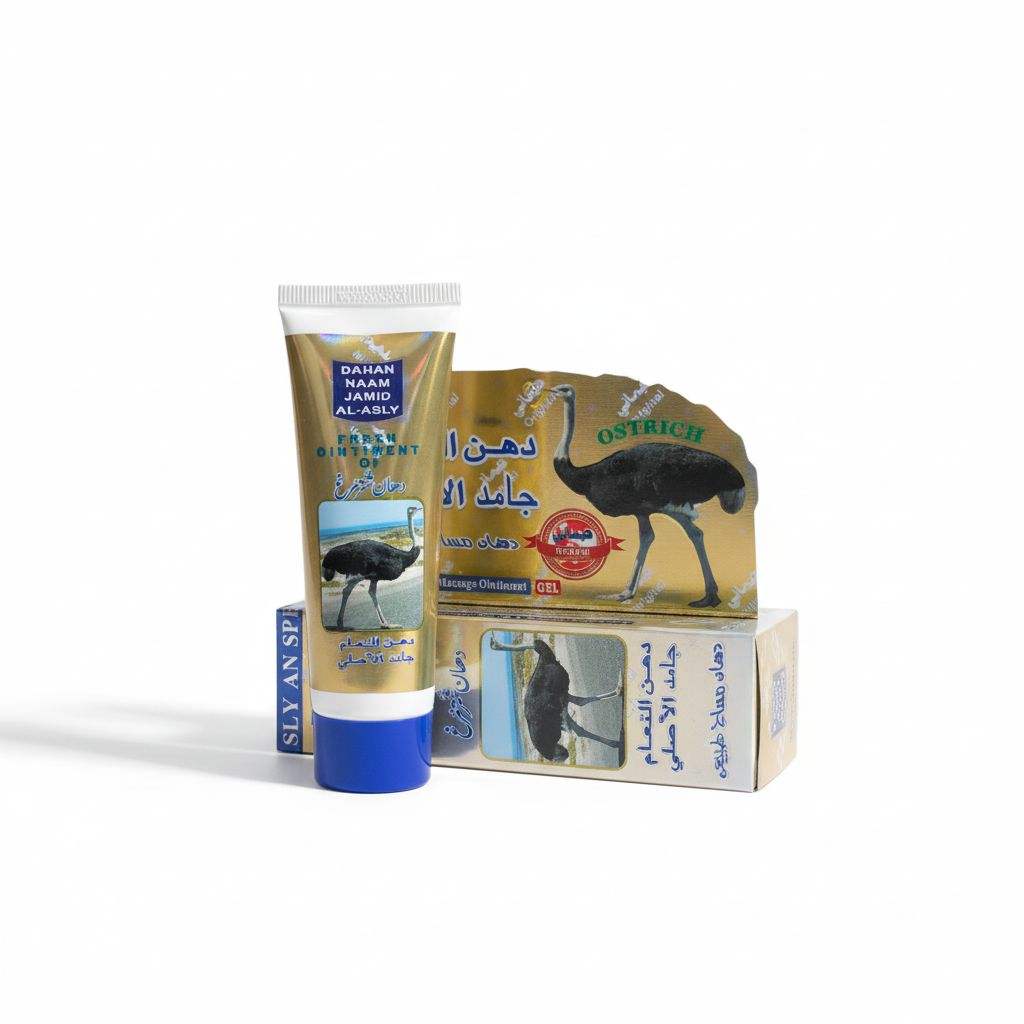 Dahan Naam Jamid Al-Asly – Természetes Strucczsír Masszázs Kenőcs
